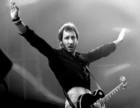 The Who's Pete Townshend - captured by John Rowlands