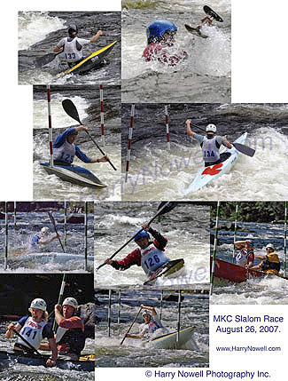 whitewater slalom paddling