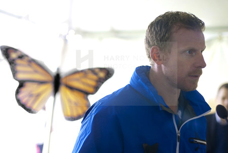 Daniel Alfredsson speaking at an event.