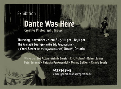 Dante was here Exhibition