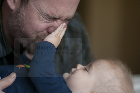 Harry and son photo on the blog